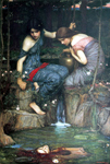 John William Waterhouse, Nymphs Finding the Head of Orpheus Fine Art Reproduction Oil Painting