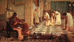 John William Waterhouse, The Favourites of Emperor Honorius Fine Art Reproduction Oil Painting