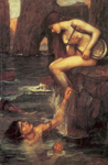 John William Waterhouse, The Siren Fine Art Reproduction Oil Painting