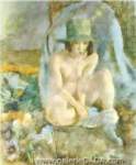 Jules Pascin, Nude with a Green Hat Fine Art Reproduction Oil Painting