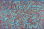 Keith Haring, Painting for Francesca Alinova Fine Art Reproduction Oil Painting