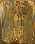 Koloman Moser, Female Nude Fine Art Reproduction Oil Painting