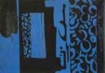 Lee Krasner, Blue and Black Fine Art Reproduction Oil Painting