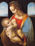 Leonardo Da Vinci, Madonna Litta Fine Art Reproduction Oil Painting