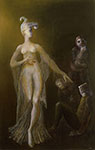 Leonor Fini, L'Elue de Nuit Fine Art Reproduction Oil Painting