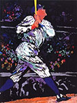 Leroy Neiman, Babe Ruth Fine Art Reproduction Oil Painting
