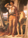 Lord Frederic Leighton, Jonathan's Token to David Fine Art Reproduction Oil Painting