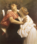 Lord Frederic Leighton, Orpheus and Eurydice Fine Art Reproduction Oil Painting