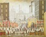 L.S. Lowry, Coming from the Mill Fine Art Reproduction Oil Painting