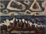 Marsden Hartley,  Northern Seacape Fine Art Reproduction Oil Painting