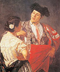 Mary Cassett, Offering the Panel to the Toreador Fine Art Reproduction Oil Painting