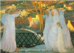 Maurice Denis, The Saintly Women at the Tomb Fine Art Reproduction Oil Painting