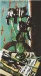 Max Beckmann, Black Iris Fine Art Reproduction Oil Painting