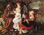 Michelangelo Caravaggio, Rest During the Flight to Egypt Fine Art Reproduction Oil Painting