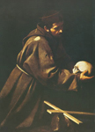 Michelangelo Caravaggio, St Francis 2 Fine Art Reproduction Oil Painting