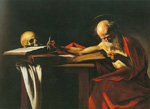 Michelangelo Caravaggio, St Jerome Fine Art Reproduction Oil Painting