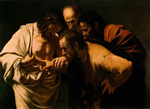 Michelangelo Caravaggio, The Doubting of St Thomas Fine Art Reproduction Oil Painting