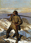 N.C. Wyeth, The Frontiersman Fine Art Reproduction Oil Painting
