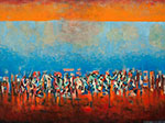 Norman Lewis, March on Washington   Fine Art Reproduction Oil Painting