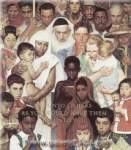 Norman Rockwell,  Do Unto Others Fine Art Reproduction Oil Painting