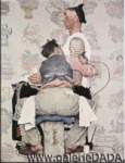 Norman Rockwell,  The Connoisieur Fine Art Reproduction Oil Painting