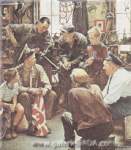 Norman Rockwell, The War Hero Fine Art Reproduction Oil Painting