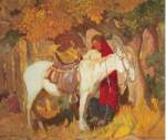 Oscar Berninghaus, Autumn Days Fine Art Reproduction Oil Painting
