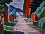 Oscar Bluemner, Form and Light Beattiestown Fine Art Reproduction Oil Painting