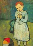 Pablo Picasso, Child with a Dove Fine Art Reproduction Oil Painting