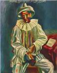 Pablo Picasso, Pierrot Fine Art Reproduction Oil Painting