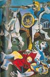 Pablo Picasso, The Abduction of the Sabine Women Fine Art Reproduction Oil Painting