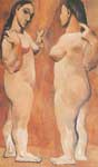 Pablo Picasso, Two Nudes Fine Art Reproduction Oil Painting