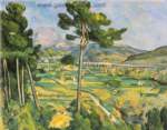 Paul Cezanne, Mont Sainte-Victoire Fine Art Reproduction Oil Painting