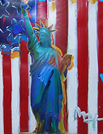Peter Max, United We Stand Fine Art Reproduction Oil Painting