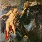 Peter Paul Rubens,  Ganymede and the Eagle Fine Art Reproduction Oil Painting