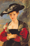 Peter Paul Rubens,  Le Chapeau de Paille Fine Art Reproduction Oil Painting