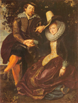 Peter Paul Rubens,  Rubens and Isabella Brant Fine Art Reproduction Oil Painting