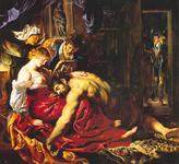 Peter Paul Rubens, Samson and Delilah Fine Art Reproduction Oil Painting