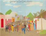 Philome Obin, Carnival of 1947 Fine Art Reproduction Oil Painting