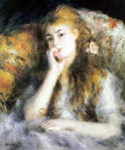 Pierre August Renoir, Thought Fine Art Reproduction Oil Painting