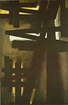 Pierre Soulages, Painting May 23, 1953 Fine Art Reproduction Oil Painting