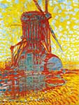 Piet Mondrian, Windmill in Sunlight Fine Art Reproduction Oil Painting