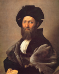  Raphael, Portrait of Baldassare Castiglione Fine Art Reproduction Oil Painting