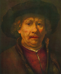 Harmenszoon Rembrandt, Self-Portrait Fine Art Reproduction Oil Painting