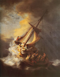 Harmenszoon Rembrandt, The Storm on the Sea of Galilee Fine Art Reproduction Oil Painting