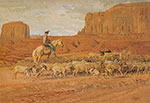 Robert Lougheed, In the Land of the Navaho Fine Art Reproduction Oil Painting