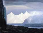 Rockwell Kent, Bear Glacier - Alaska Fine Art Reproduction Oil Painting