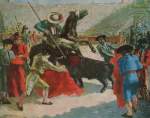 Roland Oudot, Bullfight Fine Art Reproduction Oil Painting