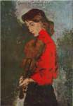 Roland Oudot, The Violinist Fine Art Reproduction Oil Painting