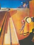 Salvador Dali, Premature Ossification of a Railway Station Fine Art Reproduction Oil Painting